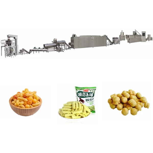 Yadro to'ldirish snack ekstruding mashinasi